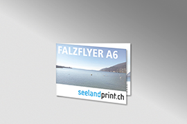 Falzflyer A6 Querformat