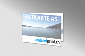 Faltkarte A5 Querformat